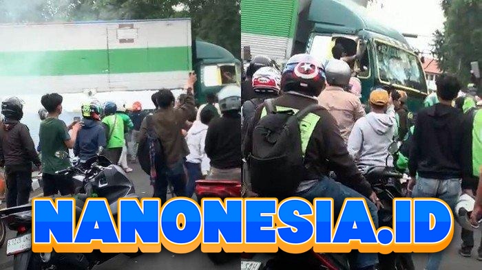 Sopir Truk Ugal-Ugalan Diamuk Massa Setelah Tabrak Pemotor di Tangerang