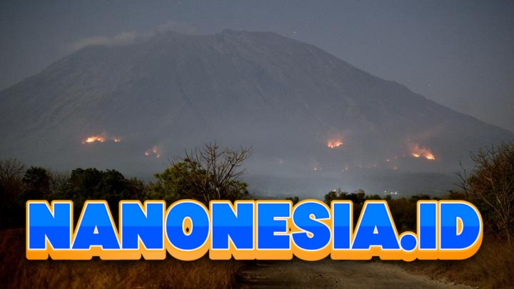 Kebakaran Hutan Lindung di Gunung Agung Terjadi, 104 Hektare Terdampak